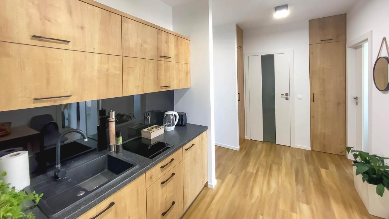 Apartament Naturalny-Lake Apartments, Osiedle Calamo Park-Olsztyn 奥尔什丁 外观 照片