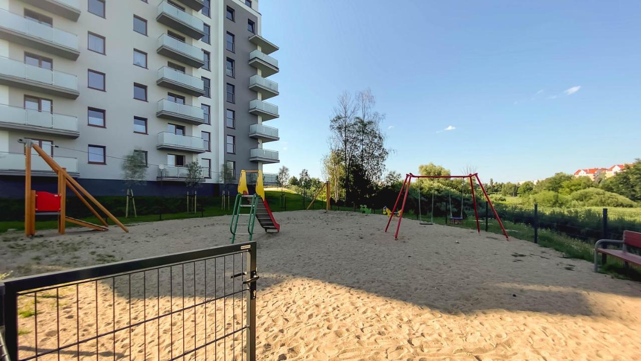 Apartament Naturalny-Lake Apartments, Osiedle Calamo Park-Olsztyn 奥尔什丁 外观 照片